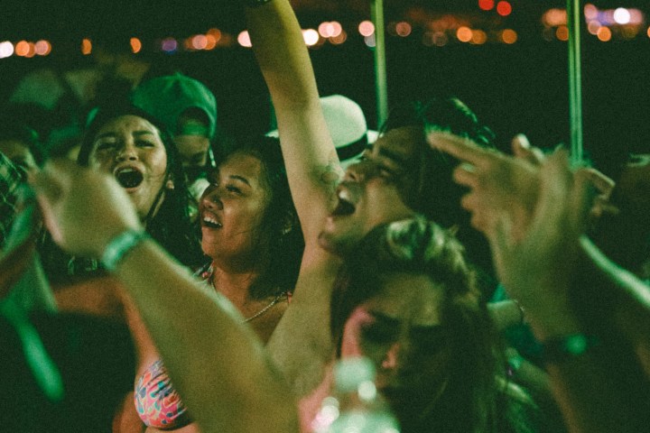 a group of people on a stage