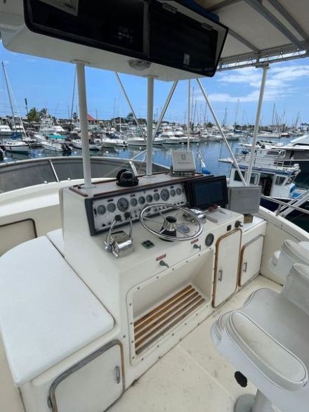 a boat docked at a dock