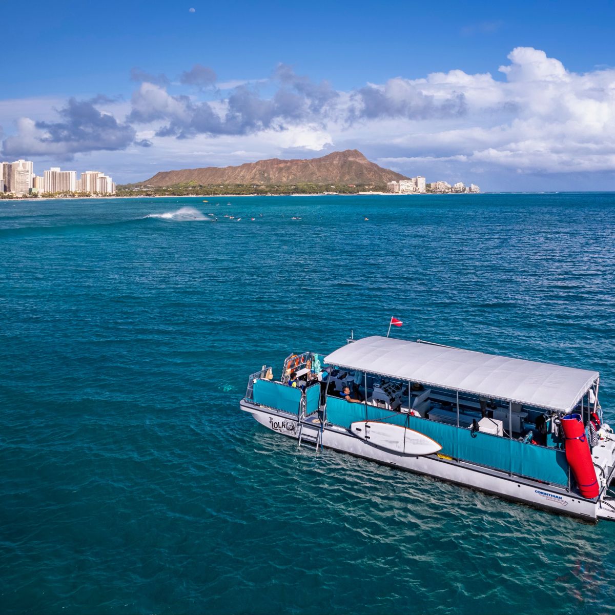 a large ship in a body of water